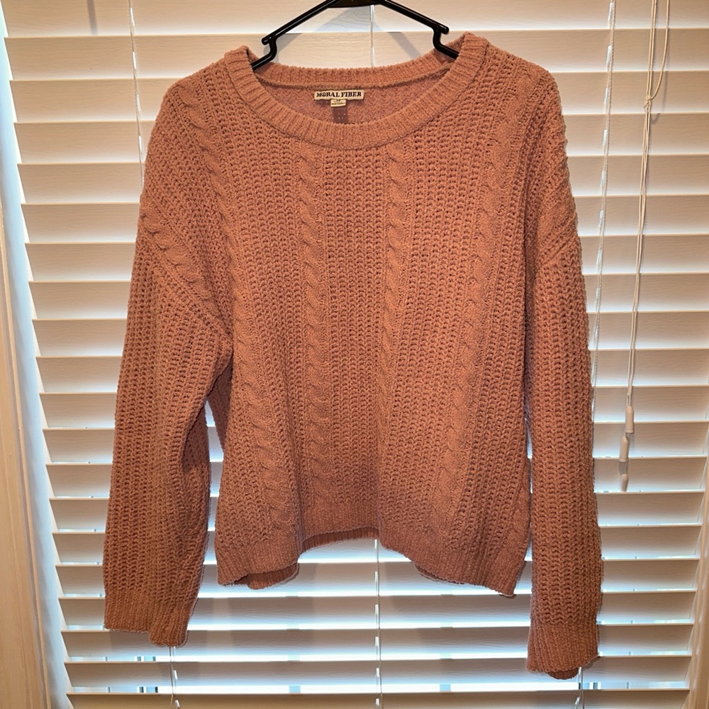 Dusty Rose Soft Knit Sweater